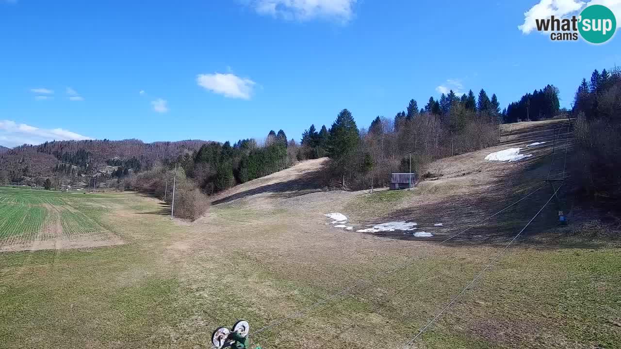 Webcam Smučišče Senožeta – Station de ski à Srednja Vas près de Bohinj