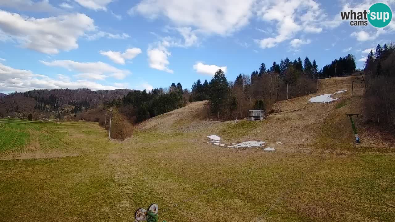 Webcam Smučišče Senožeta – Stazione sciistica a Srednja Vas vicino Bohinj