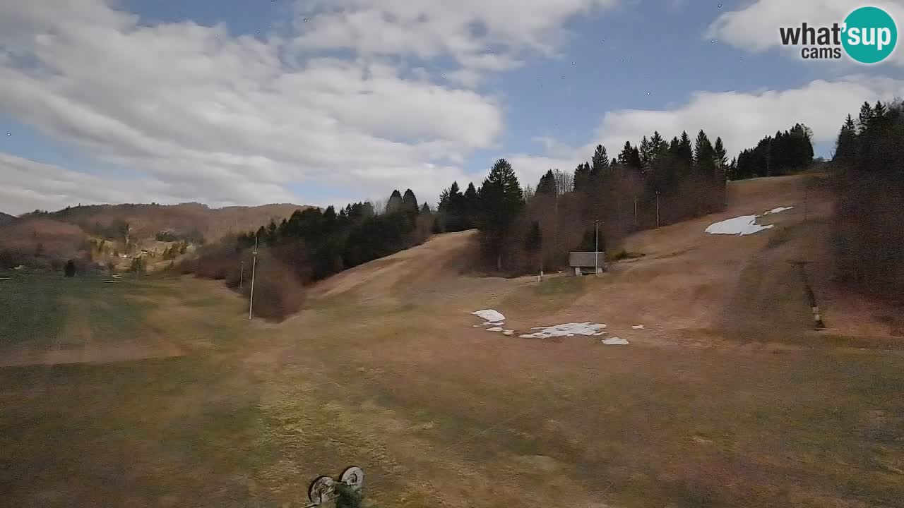 Cámara web Smučišče Senožeta – Estación de esquí en Srednja Vas cerca de Bohinj