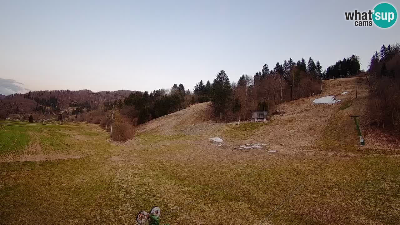 Webcam Smučišče Senožeta – Station de ski à Srednja Vas près de Bohinj