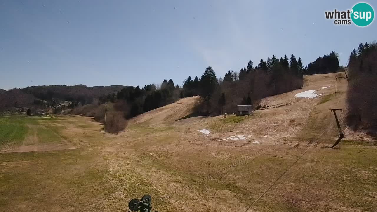 Cámara web Smučišče Senožeta – Estación de esquí en Srednja Vas cerca de Bohinj