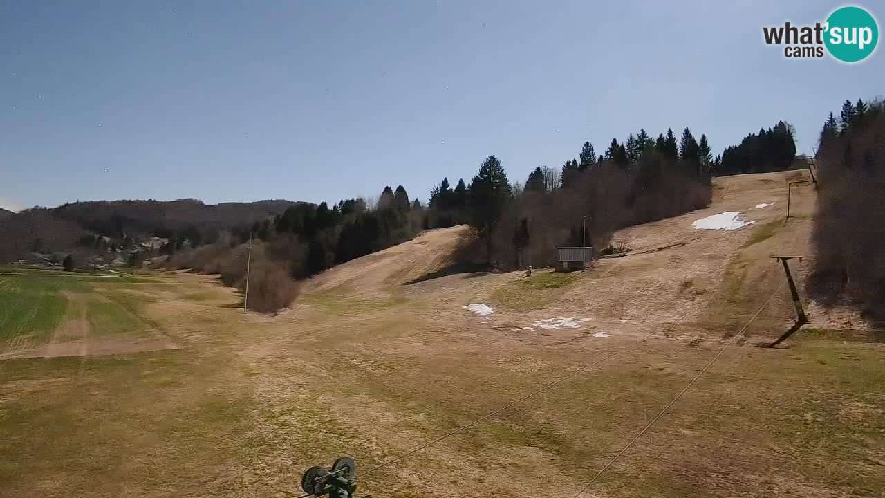 Webcam Smučišče Senožeta – Station de ski à Srednja Vas près de Bohinj