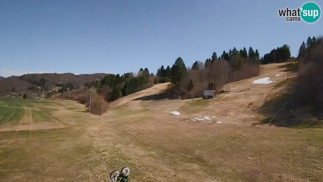 Cámara web Smučišče Senožeta – Estación de esquí en Srednja Vas cerca de Bohinj