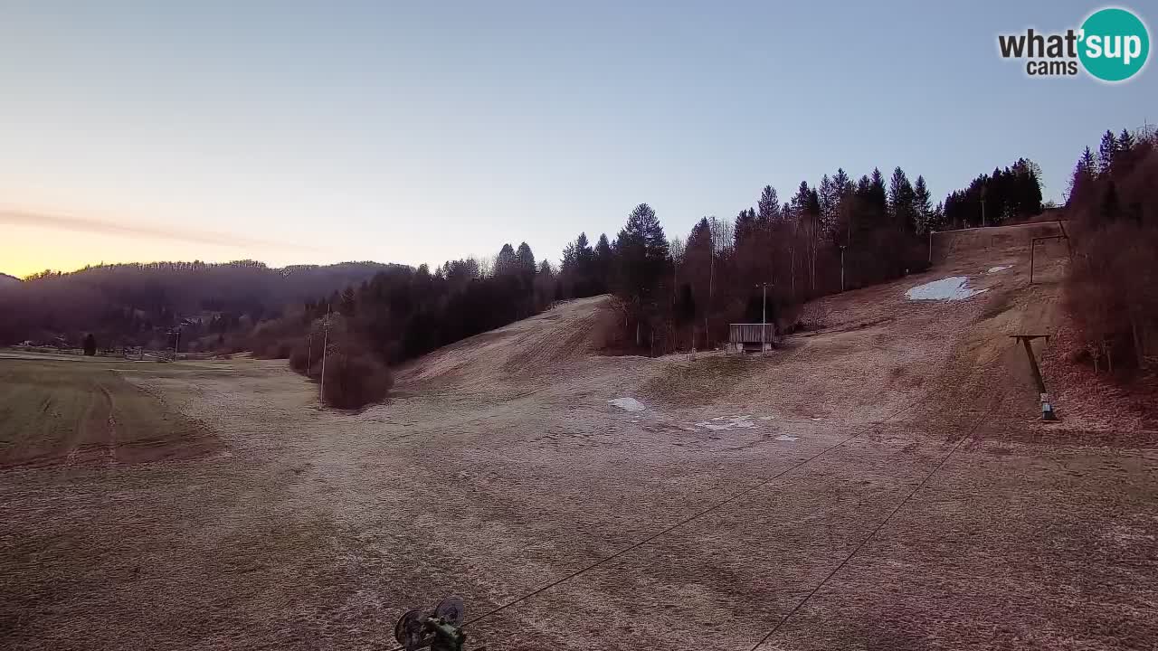 Webcam Smučišče Senožeta – Stazione sciistica a Srednja Vas vicino Bohinj