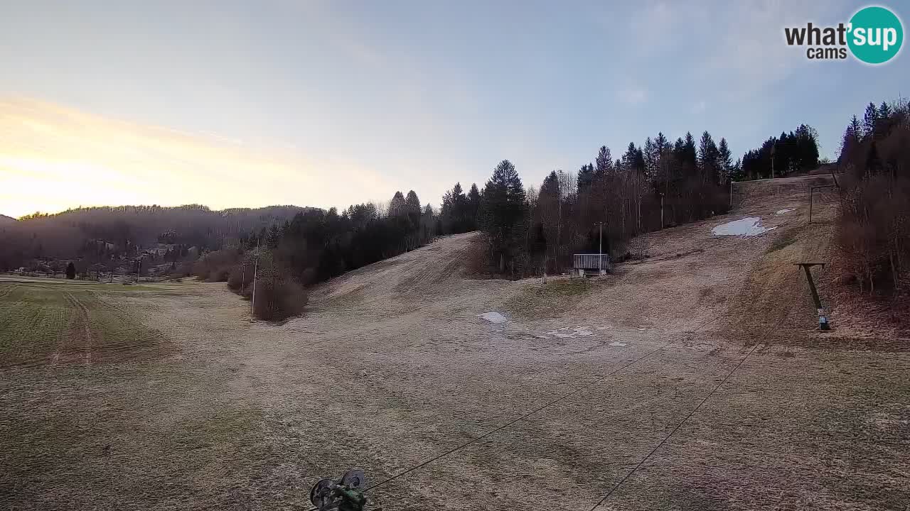 Webcam Smučišče Senožeta – Ski Resort Live View near Bohinj