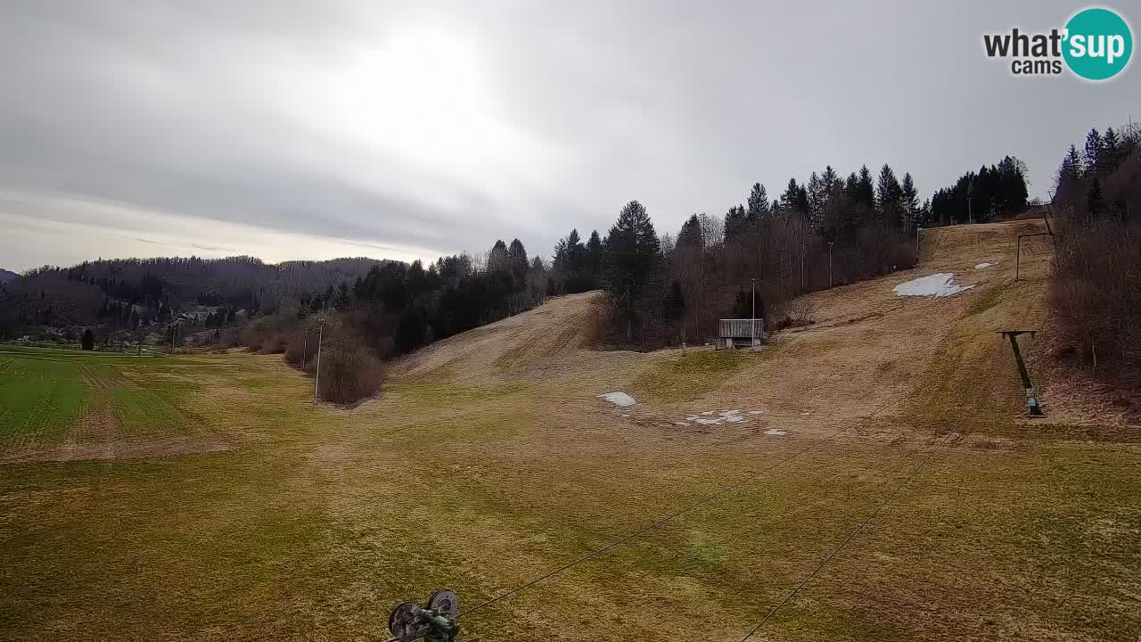 Cámara web Smučišče Senožeta – Estación de esquí en Srednja Vas cerca de Bohinj