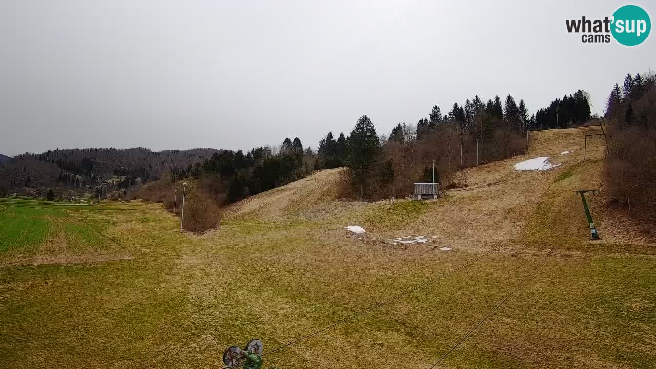 Webcam Smučišče Senožeta – Station de ski à Srednja Vas près de Bohinj