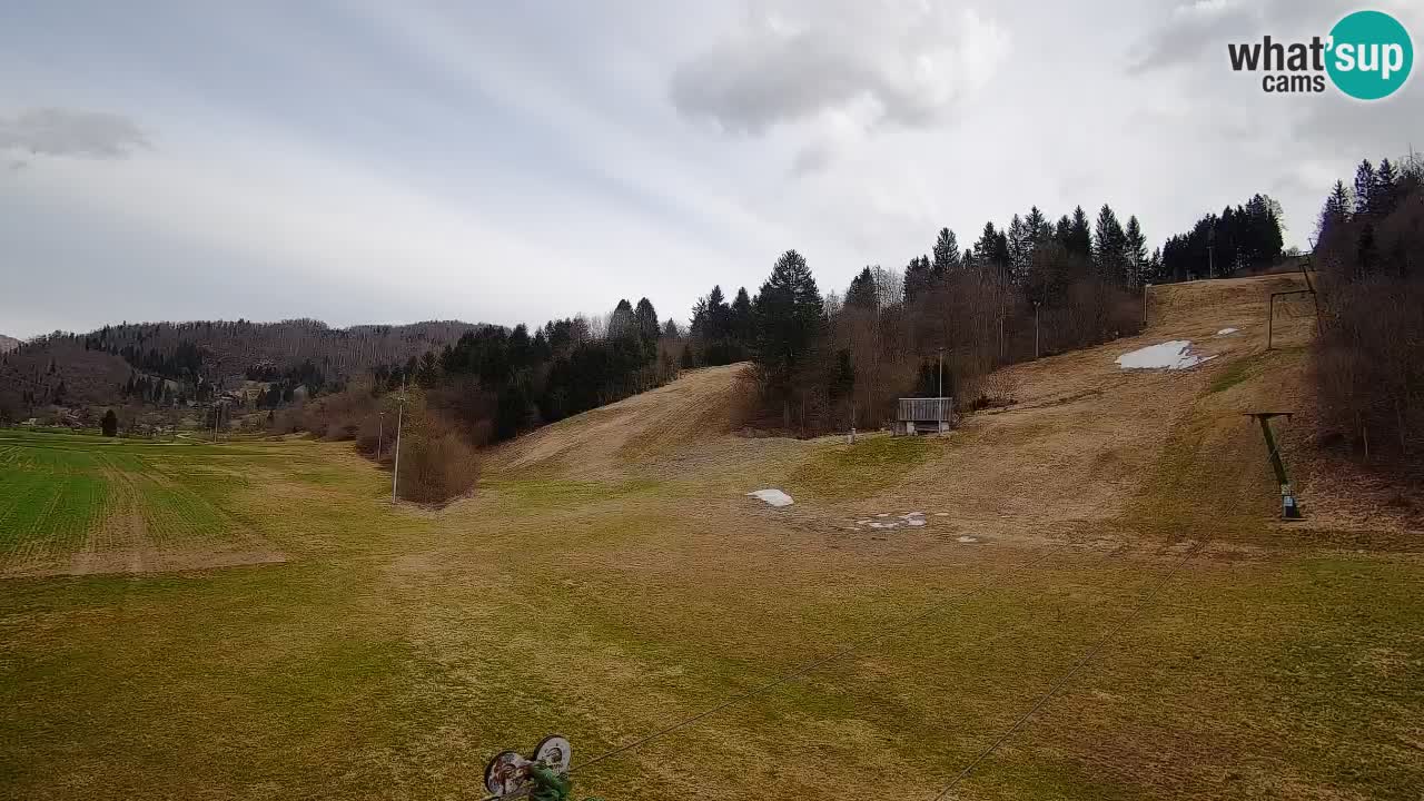 Webcam Smučišče Senožeta – Stazione sciistica a Srednja Vas vicino Bohinj