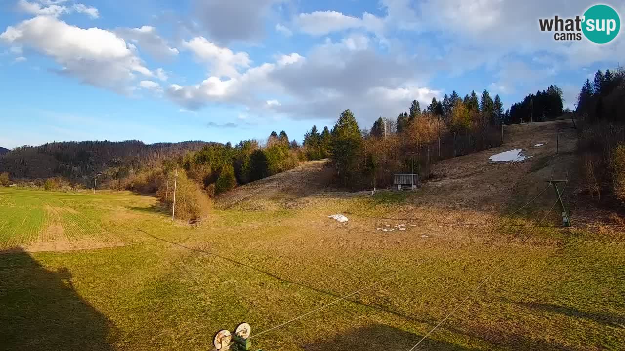 Webcam Smučišče Senožeta – Stazione sciistica a Srednja Vas vicino Bohinj