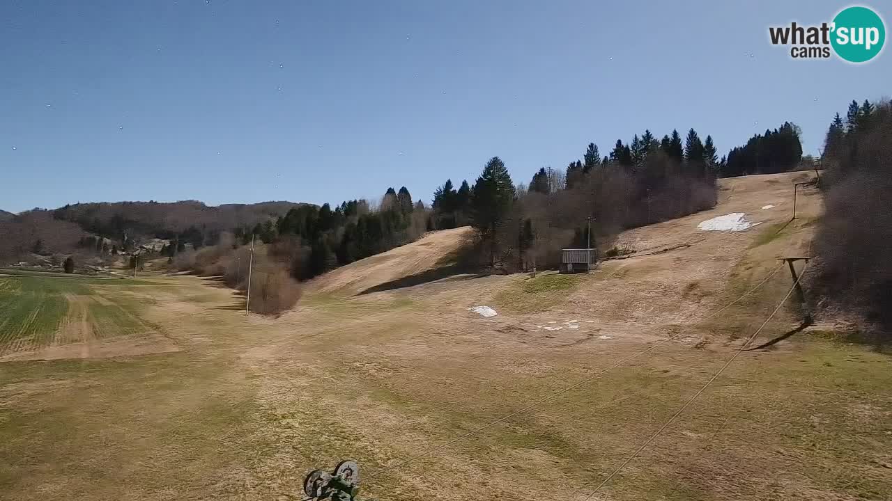 Webcam Smučišče Senožeta – Station de ski à Srednja Vas près de Bohinj