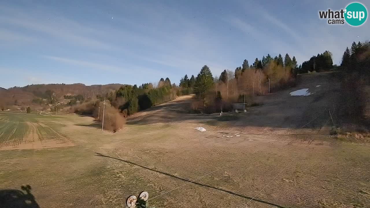 Webcam Smučišče Senožeta – Station de ski à Srednja Vas près de Bohinj