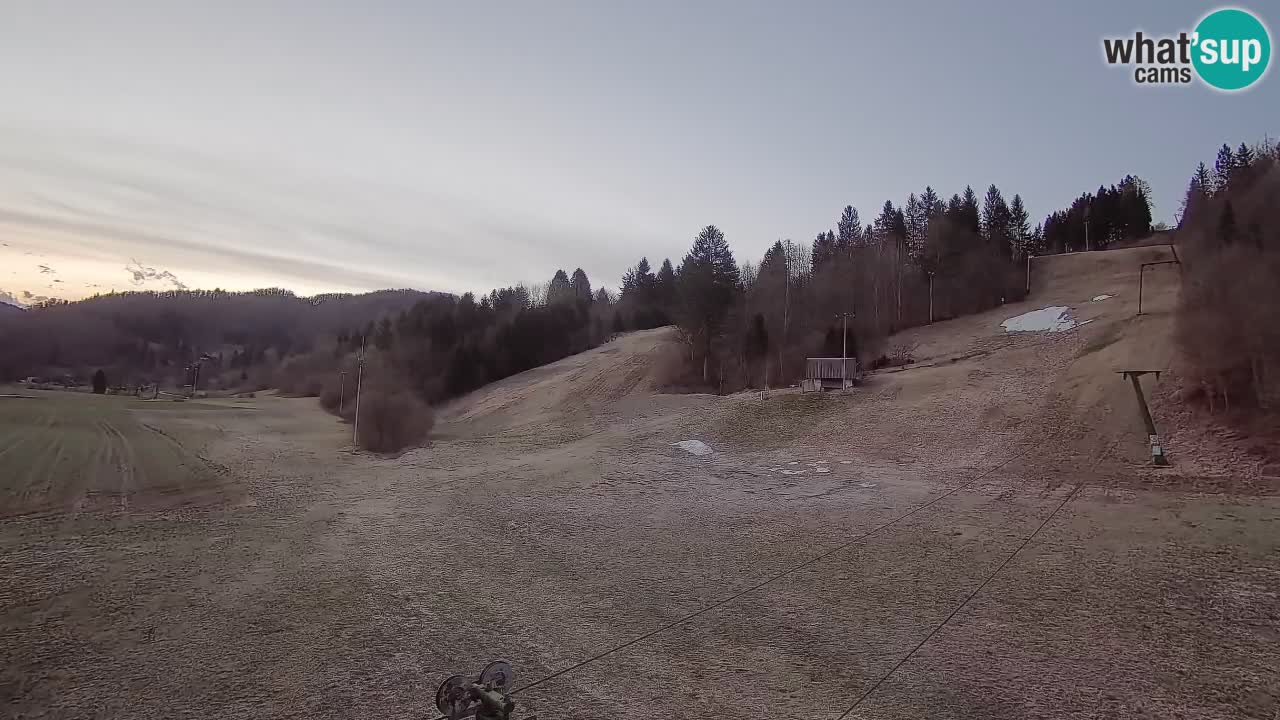 Cámara web Smučišče Senožeta – Estación de esquí en Srednja Vas cerca de Bohinj