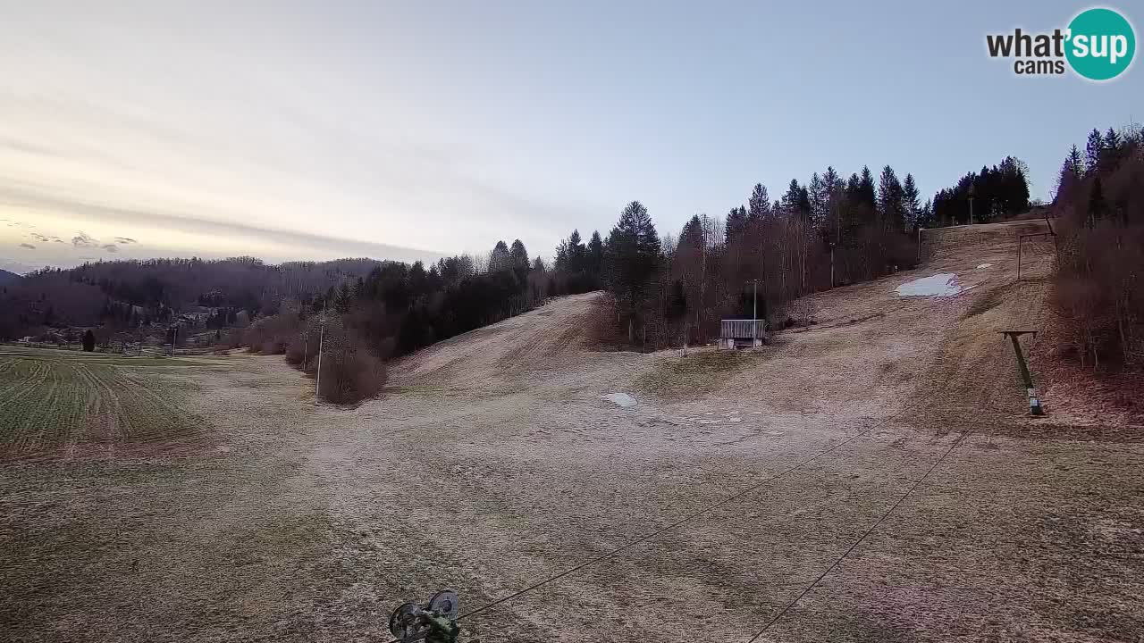 Webcam Smučišče Senožeta – Station de ski à Srednja Vas près de Bohinj