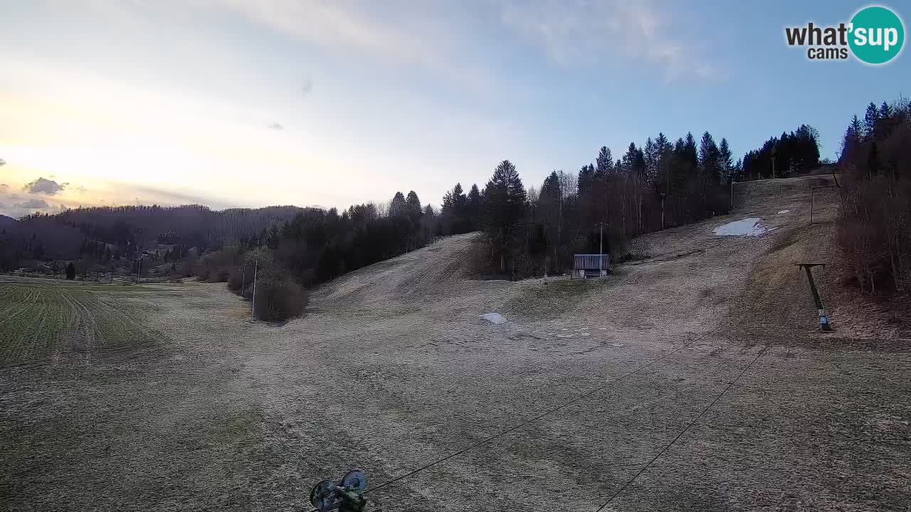 Webcam Smučišče Senožeta – Station de ski à Srednja Vas près de Bohinj