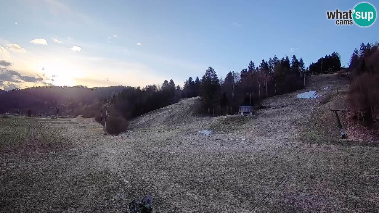 Webcam Smučišče Senožeta – Ski Resort Live View near Bohinj
