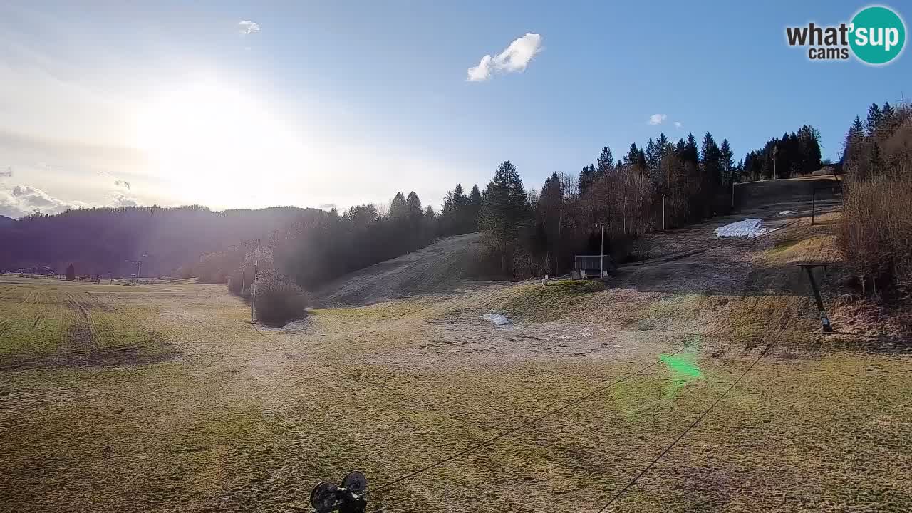 Webcam Smučišče Senožeta – Station de ski à Srednja Vas près de Bohinj