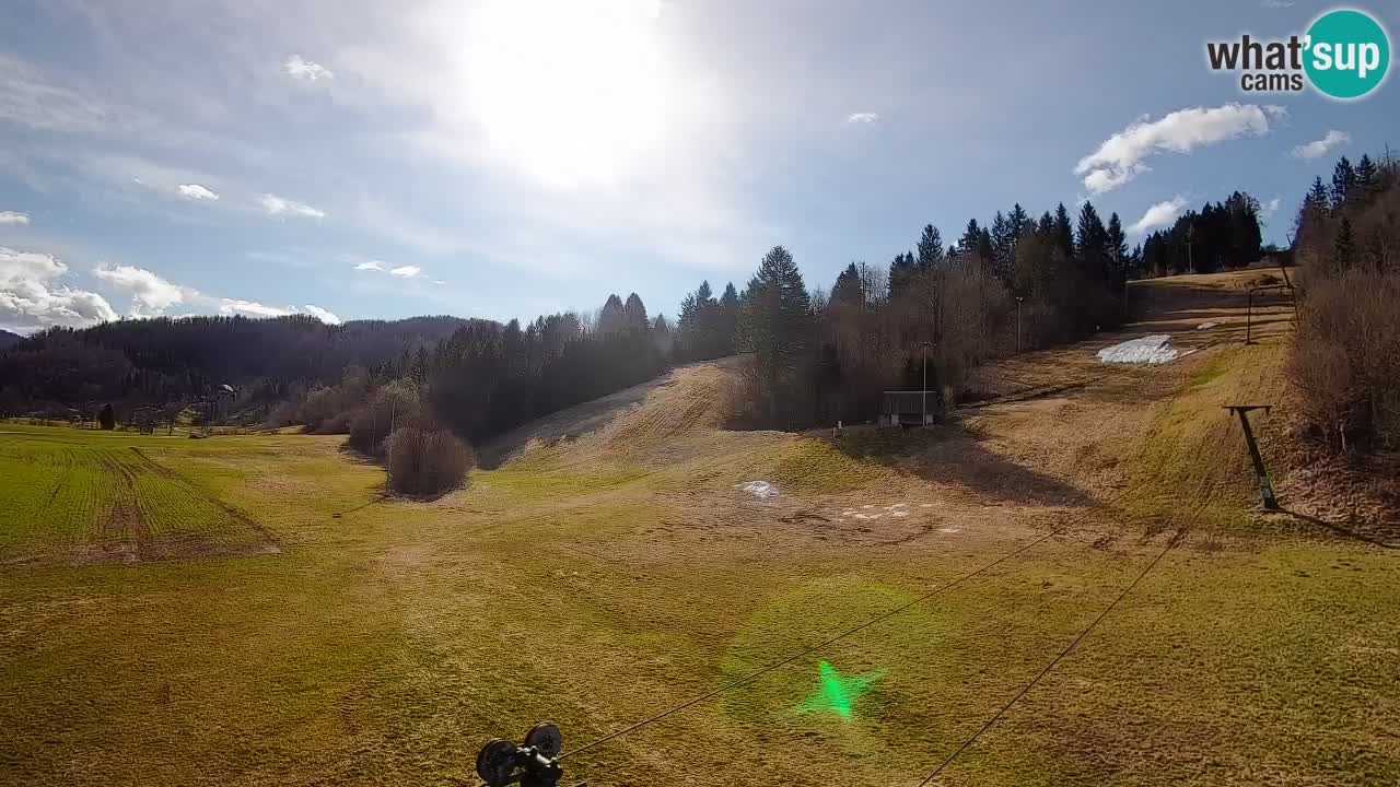 Cámara web Smučišče Senožeta – Estación de esquí en Srednja Vas cerca de Bohinj