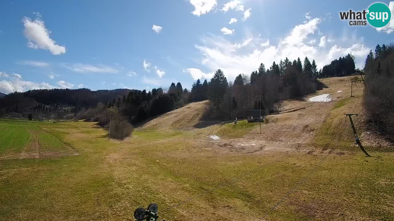 Cámara web Smučišče Senožeta – Estación de esquí en Srednja Vas cerca de Bohinj