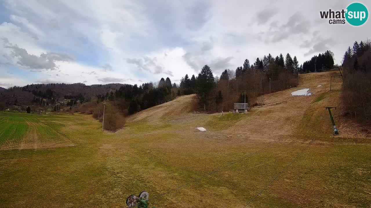 Webcam Smučišče Senožeta – Station de ski à Srednja Vas près de Bohinj