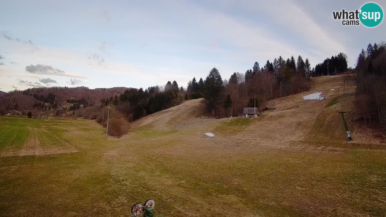 Webcam Smučišče Senožeta – Station de ski à Srednja Vas près de Bohinj
