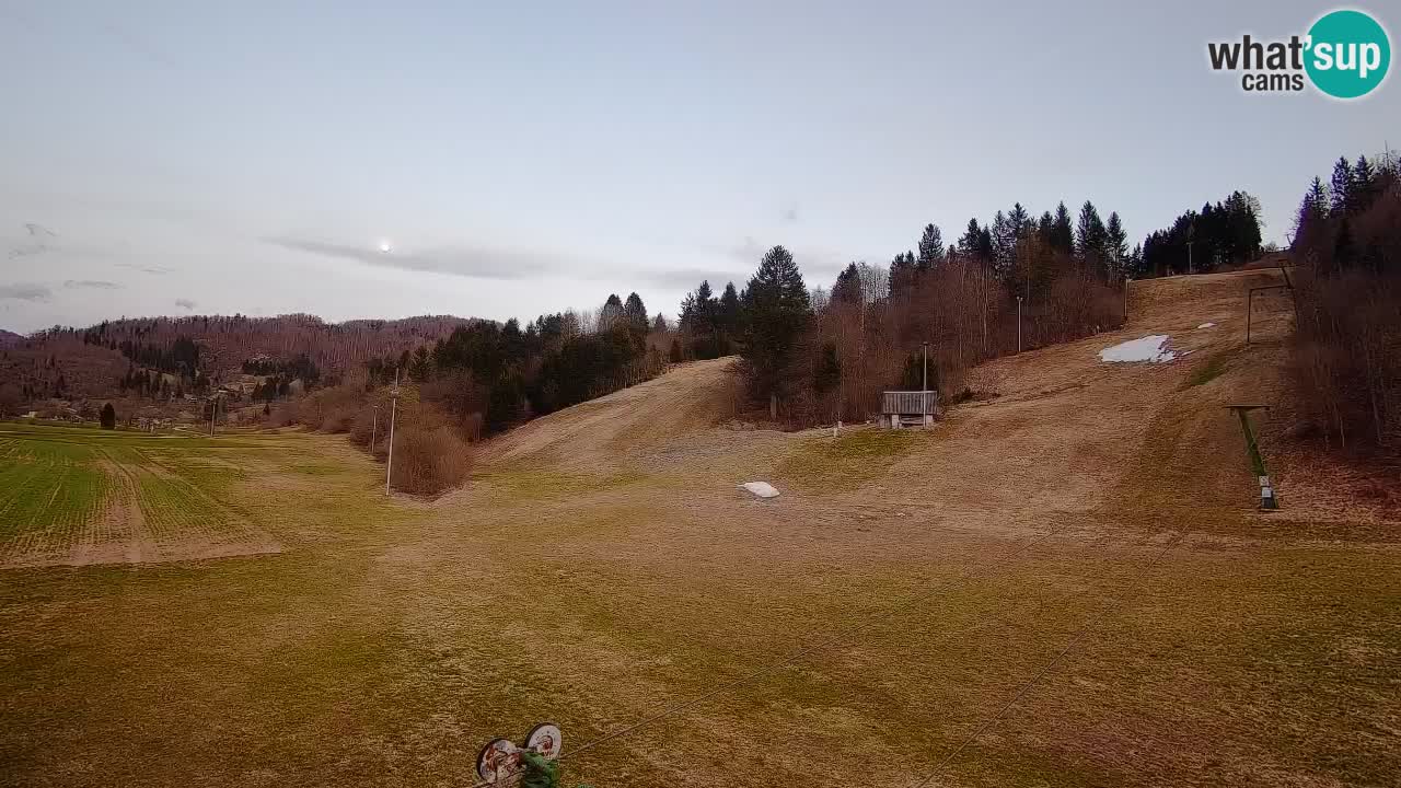 Webcam Smučišče Senožeta – Station de ski à Srednja Vas près de Bohinj