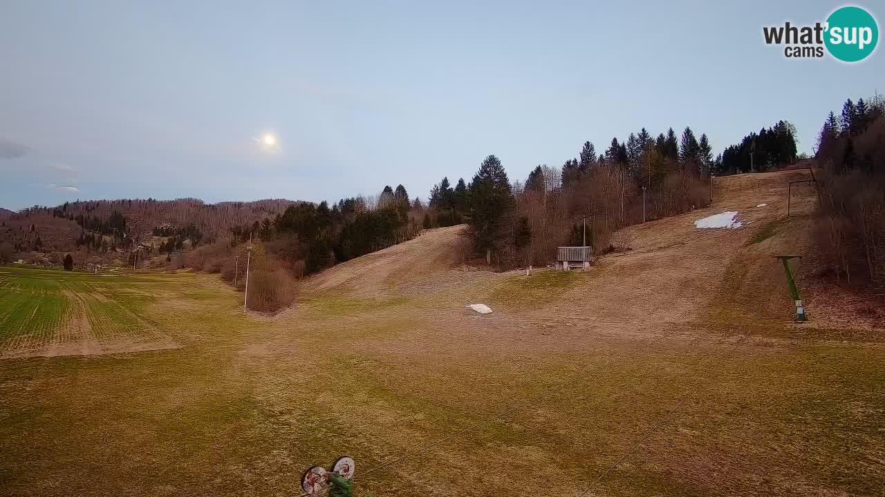Cámara web Smučišče Senožeta – Estación de esquí en Srednja Vas cerca de Bohinj