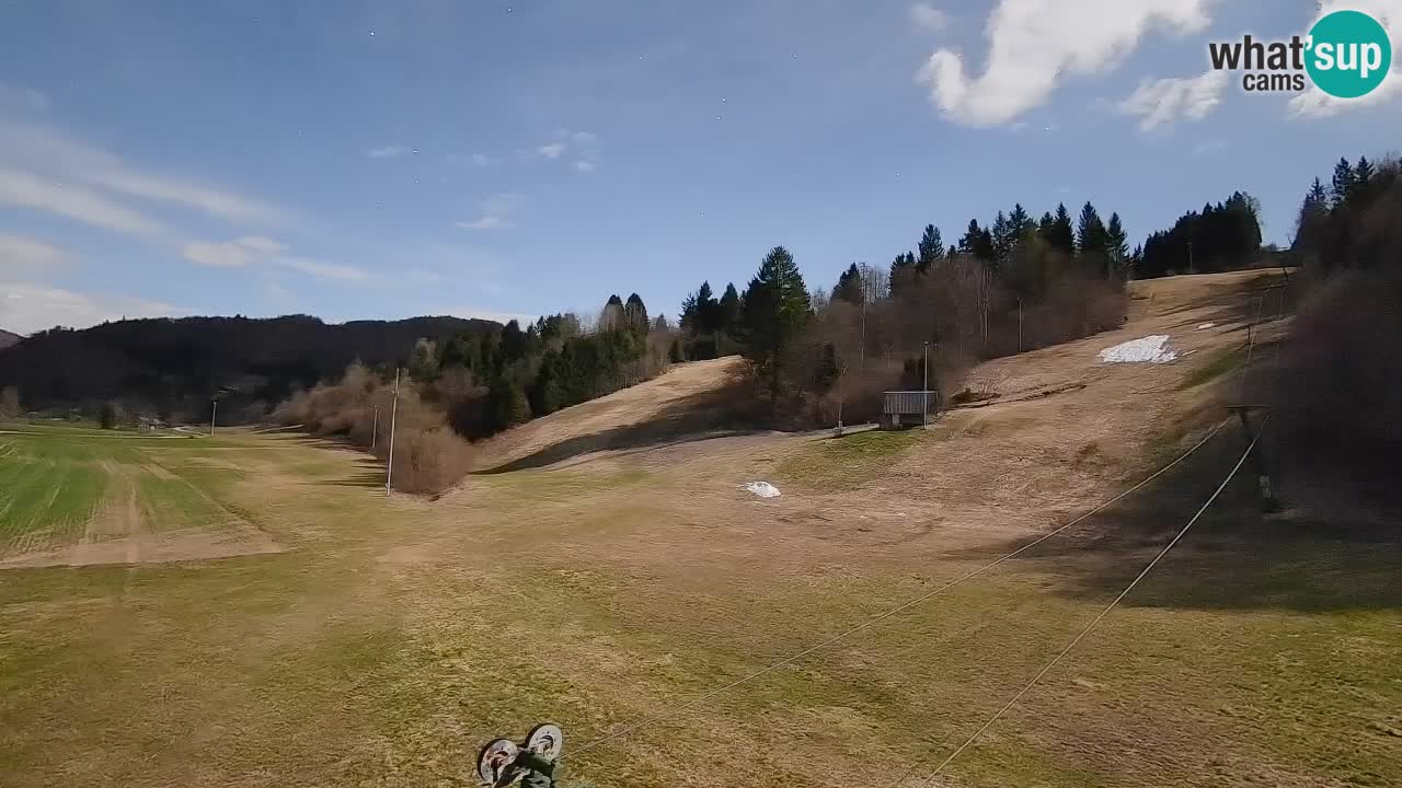 Cámara web Smučišče Senožeta – Estación de esquí en Srednja Vas cerca de Bohinj