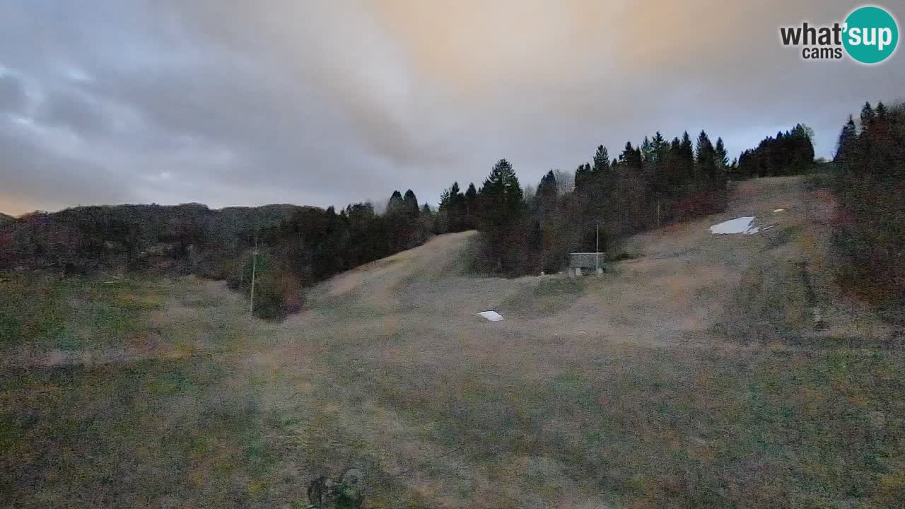 Webcam Smučišče Senožeta – Station de ski à Srednja Vas près de Bohinj