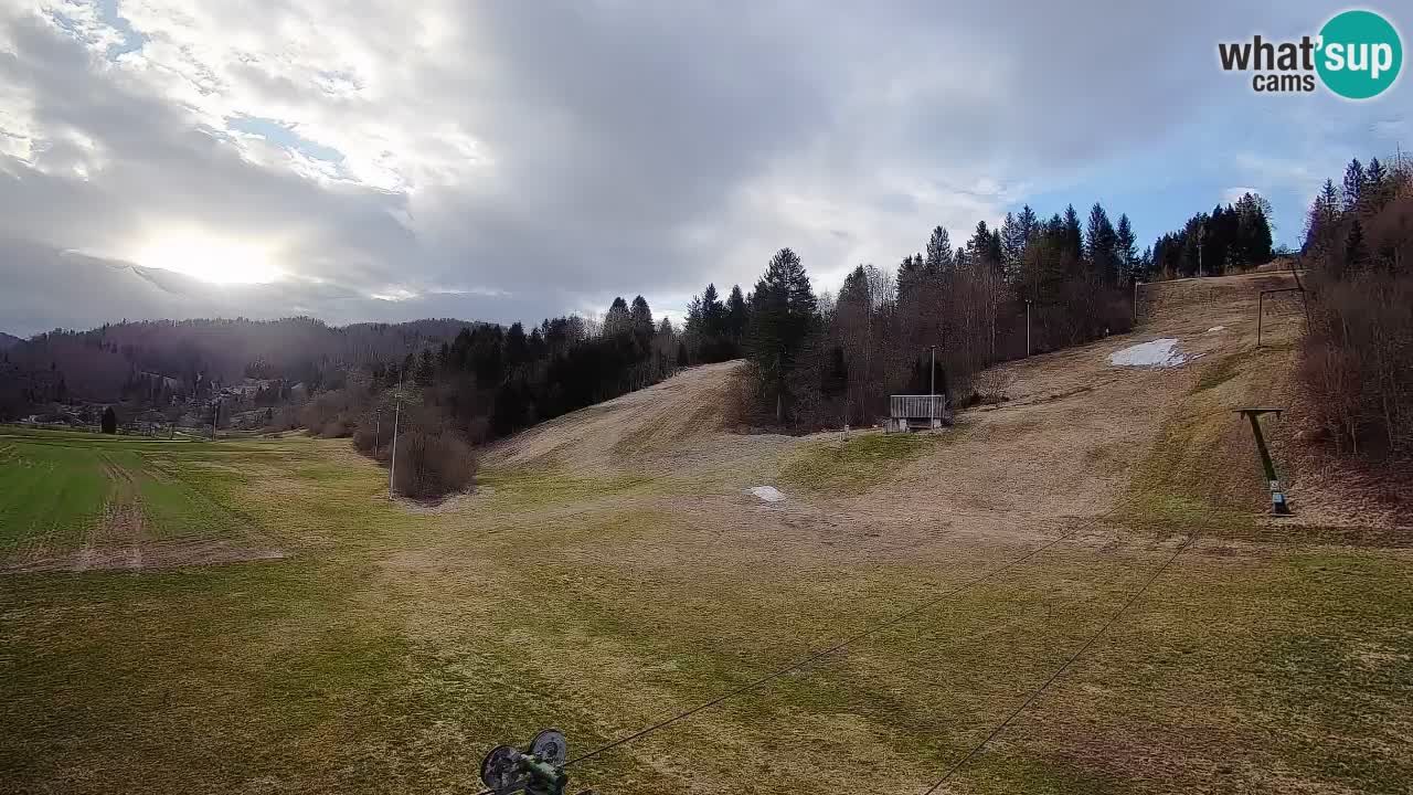 Webcam Smučišče Senožeta – Station de ski à Srednja Vas près de Bohinj