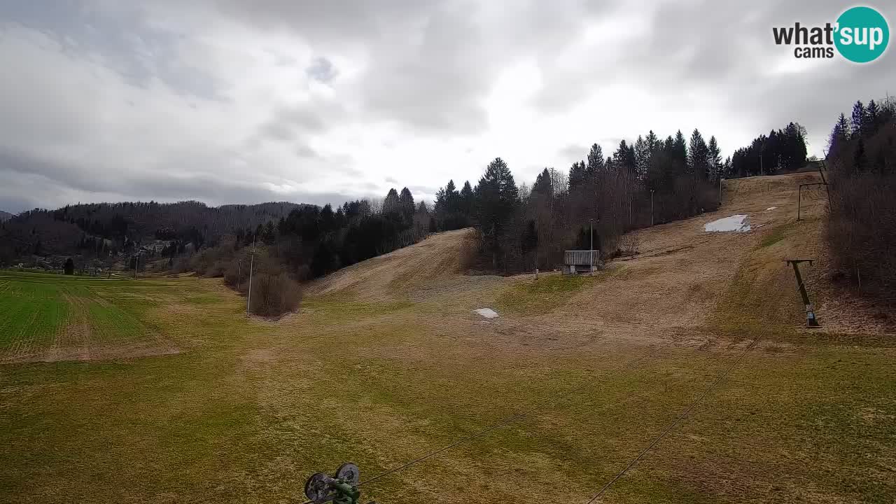 Cámara web Smučišče Senožeta – Estación de esquí en Srednja Vas cerca de Bohinj
