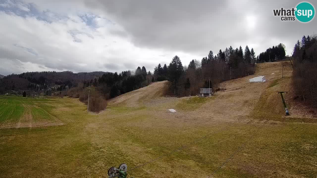 Webcam Smučišče Senožeta – Station de ski à Srednja Vas près de Bohinj