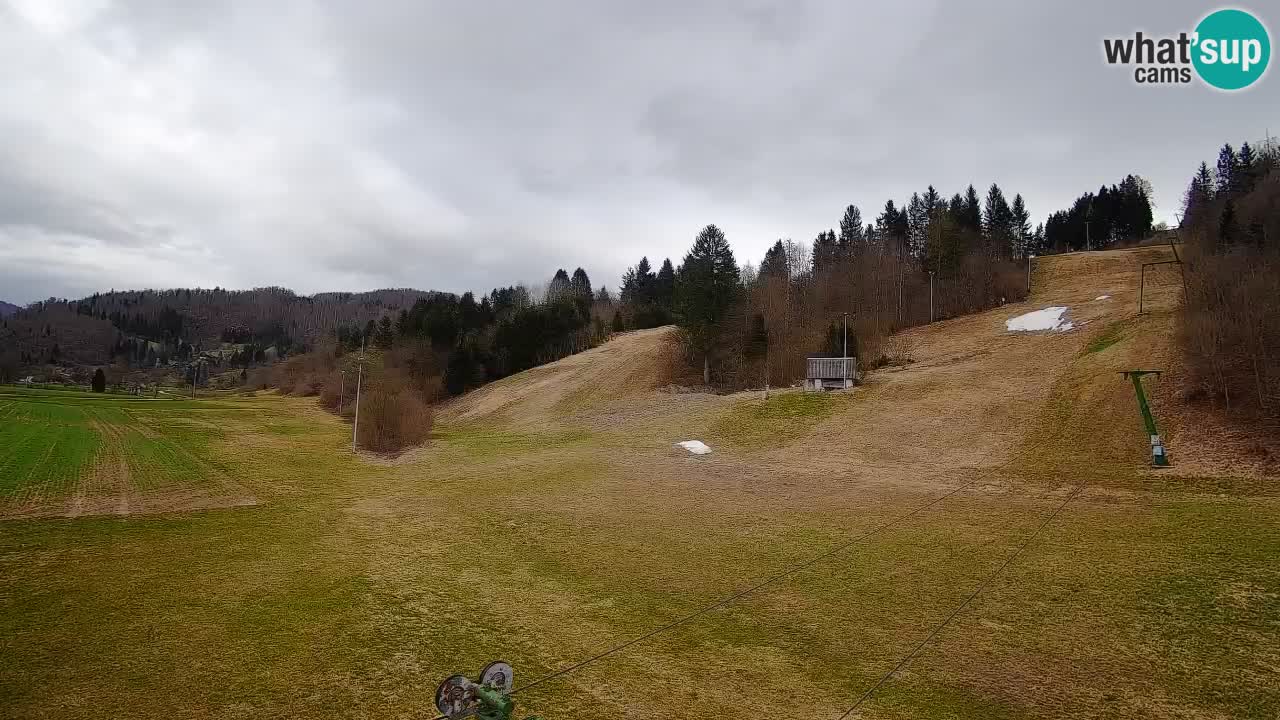 Webcam Smučišče Senožeta – Station de ski à Srednja Vas près de Bohinj