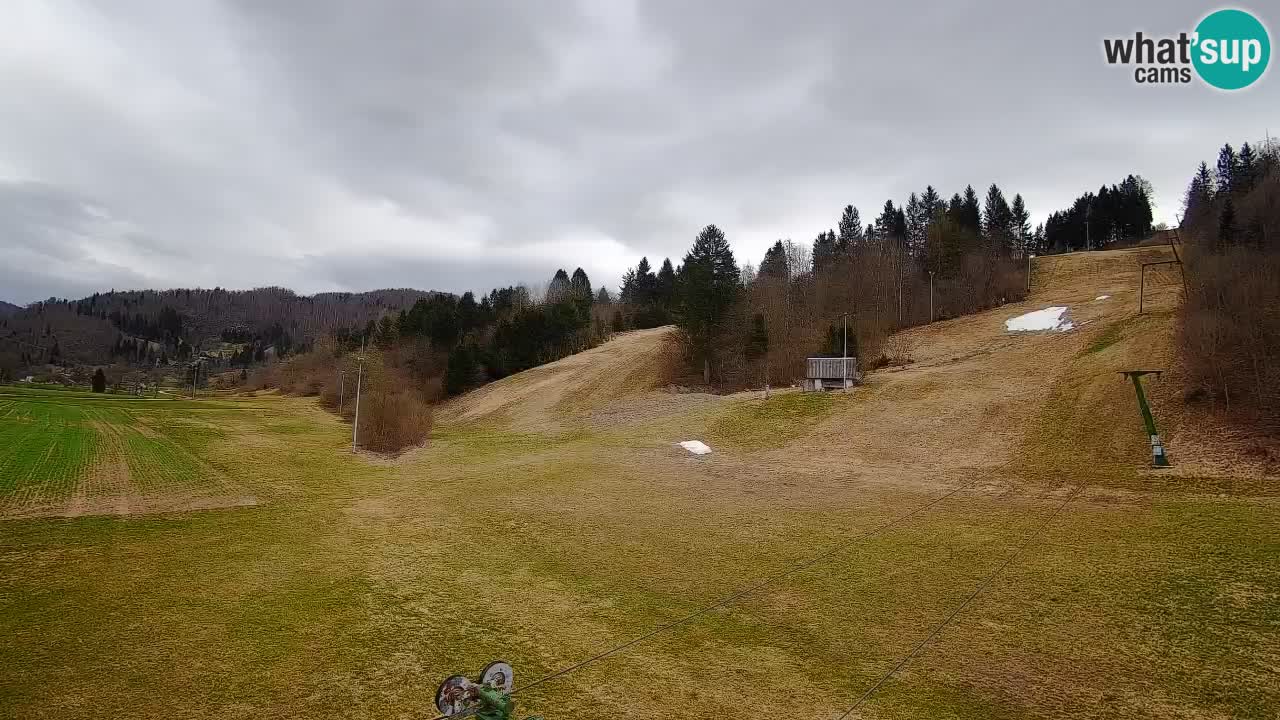 Webcam Smučišče Senožeta – Station de ski à Srednja Vas près de Bohinj