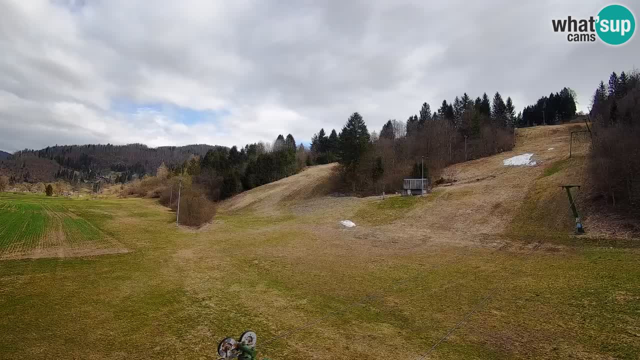 Webcam Smučišče Senožeta – Station de ski à Srednja Vas près de Bohinj