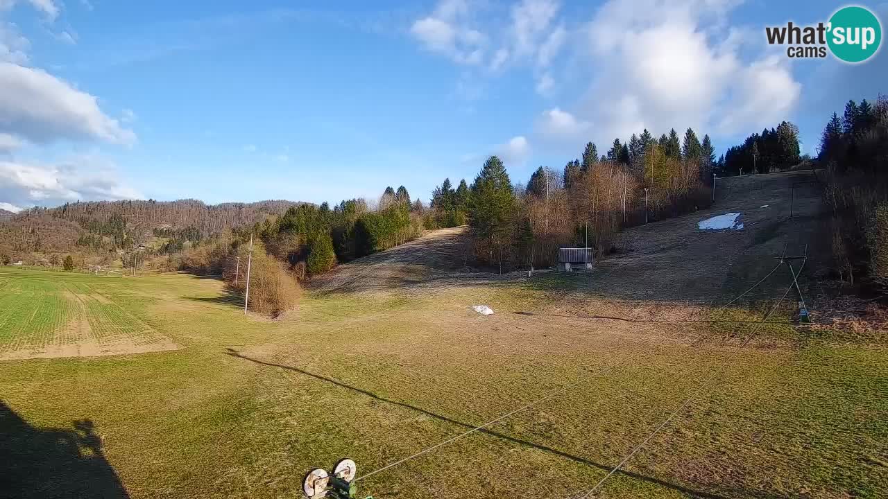 Cámara web Smučišče Senožeta – Estación de esquí en Srednja Vas cerca de Bohinj
