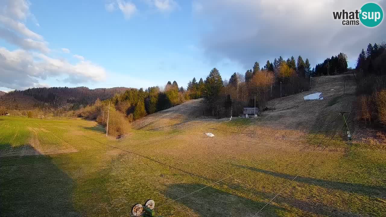 Webcam Smučišče Senožeta – Ski Resort Live View near Bohinj