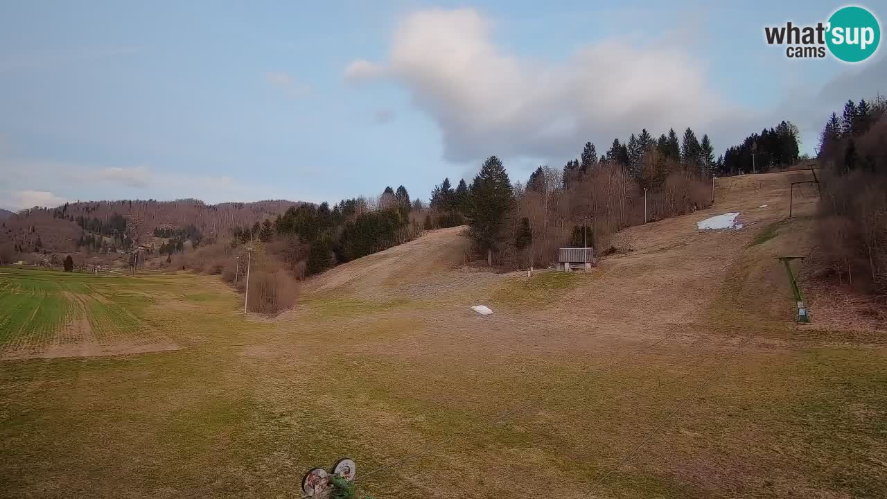 Webcam Smučišče Senožeta – Stazione sciistica a Srednja Vas vicino Bohinj
