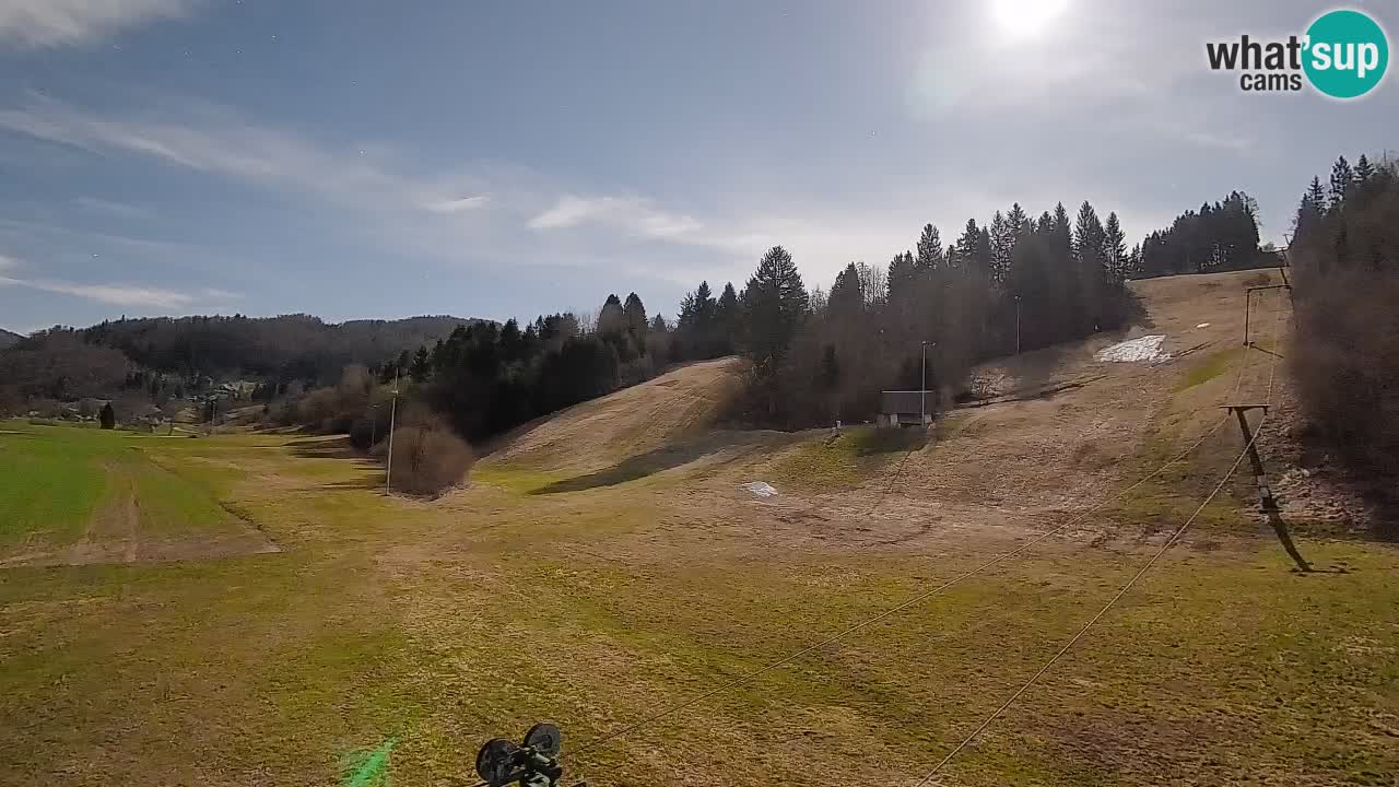 Cámara web Smučišče Senožeta – Estación de esquí en Srednja Vas cerca de Bohinj