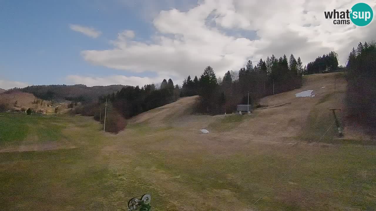Webcam Smučišče Senožeta – Station de ski à Srednja Vas près de Bohinj