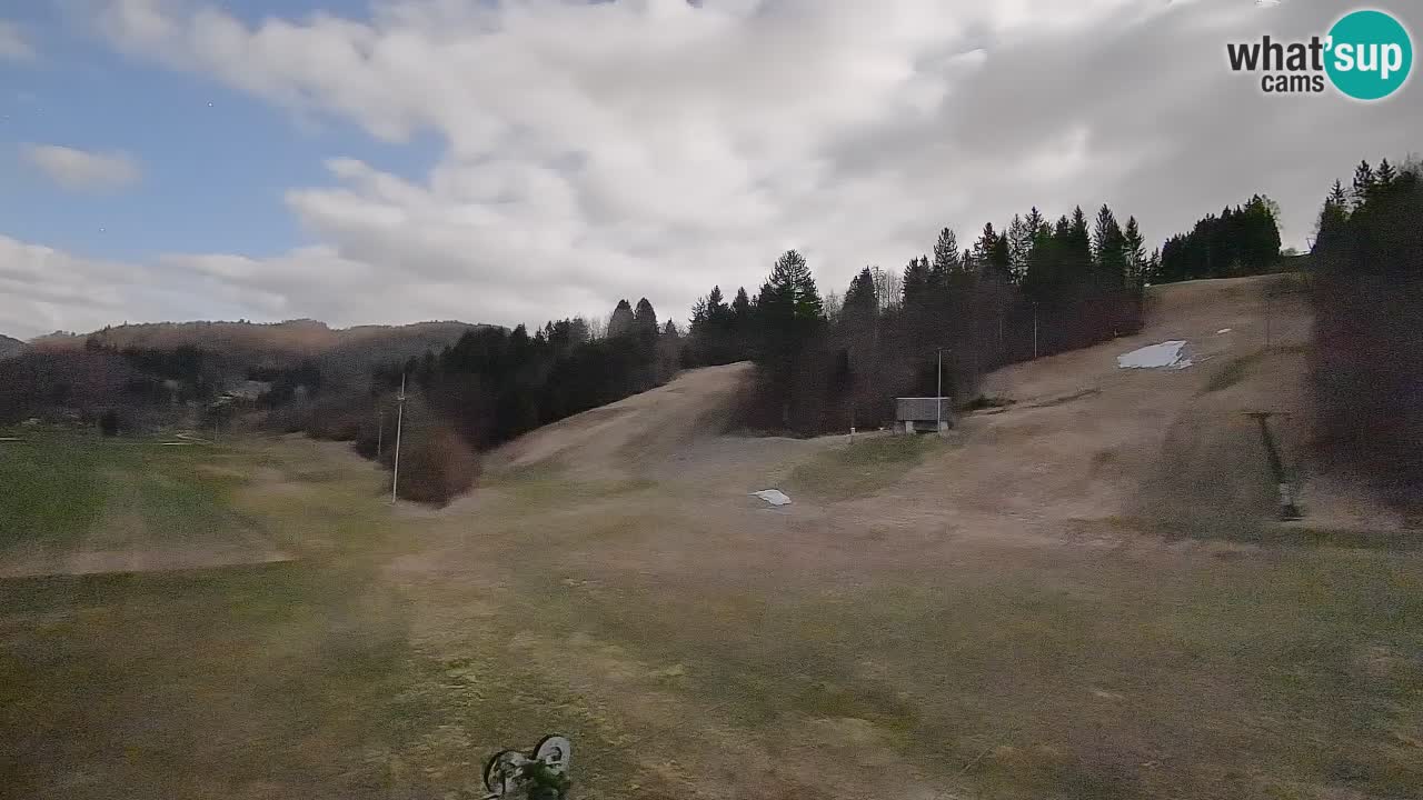 Cámara web Smučišče Senožeta – Estación de esquí en Srednja Vas cerca de Bohinj