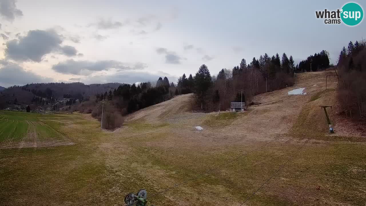 Cámara web Smučišče Senožeta – Estación de esquí en Srednja Vas cerca de Bohinj