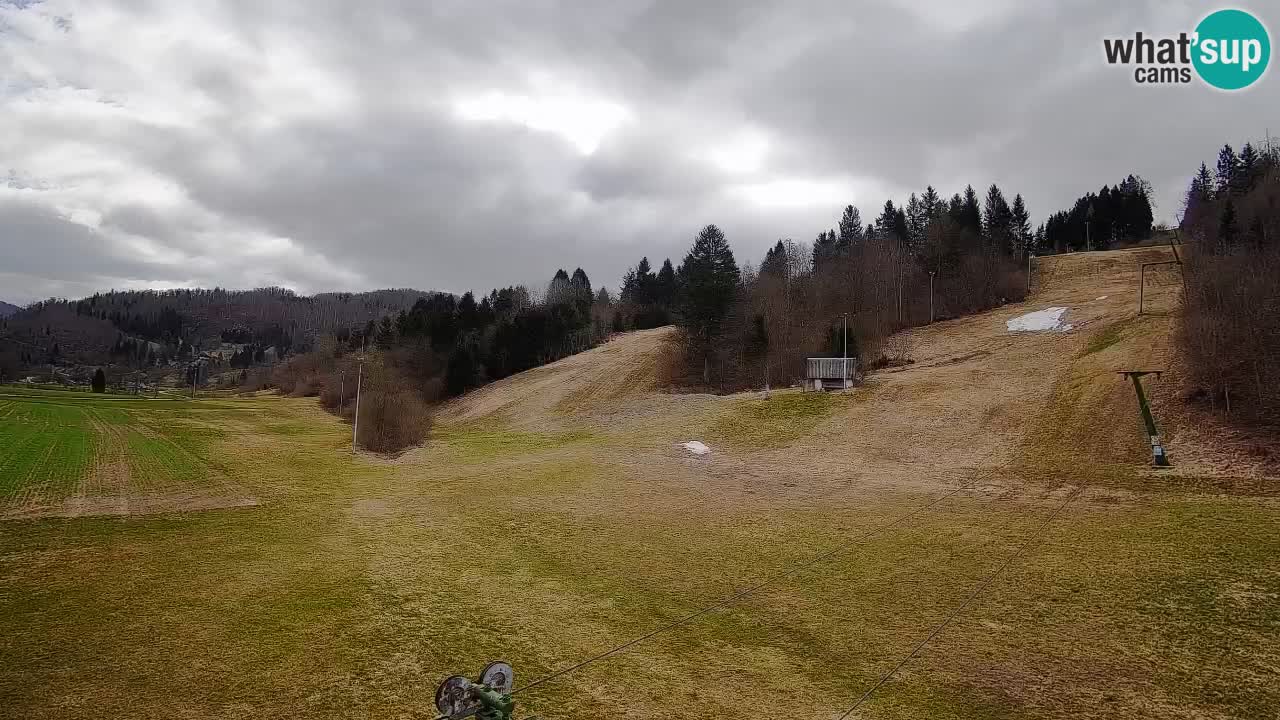 Cámara web Smučišče Senožeta – Estación de esquí en Srednja Vas cerca de Bohinj
