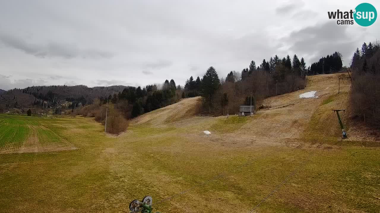 Cámara web Smučišče Senožeta – Estación de esquí en Srednja Vas cerca de Bohinj