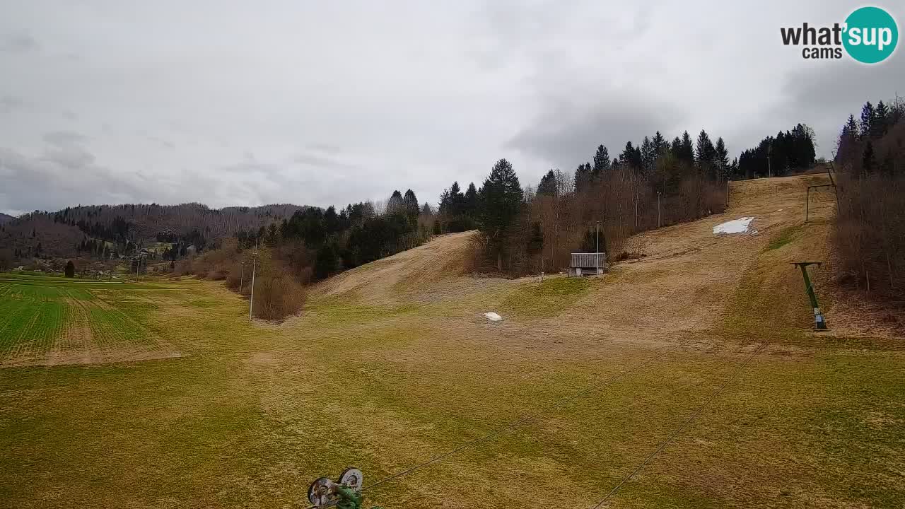 Cámara web Smučišče Senožeta – Estación de esquí en Srednja Vas cerca de Bohinj