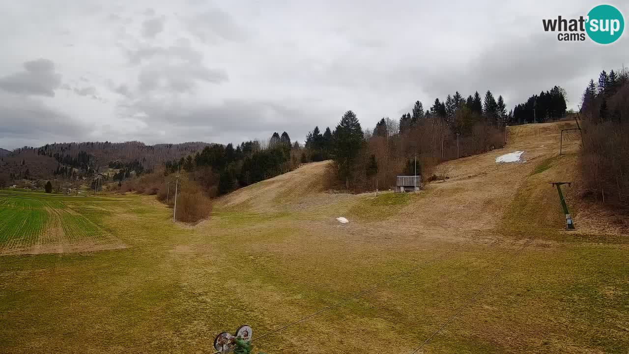 Cámara web Smučišče Senožeta – Estación de esquí en Srednja Vas cerca de Bohinj