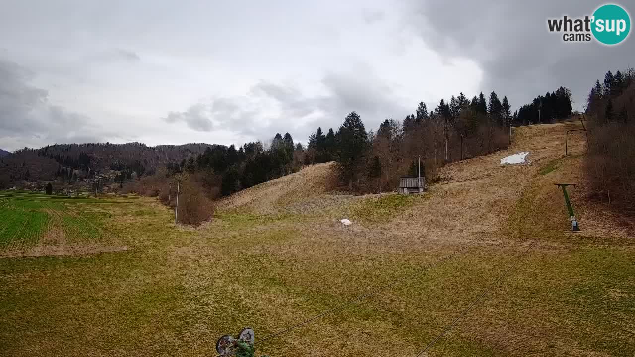 Cámara web Smučišče Senožeta – Estación de esquí en Srednja Vas cerca de Bohinj