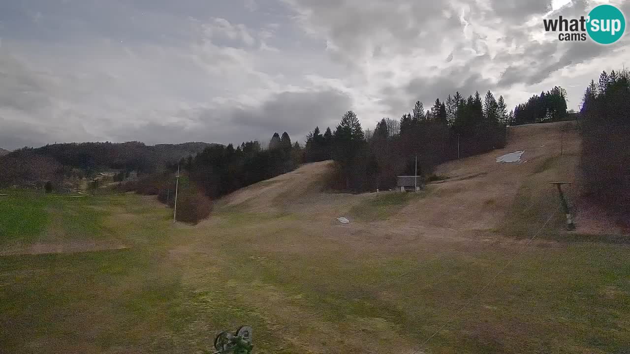 Webcam Smučišče Senožeta – Station de ski à Srednja Vas près de Bohinj