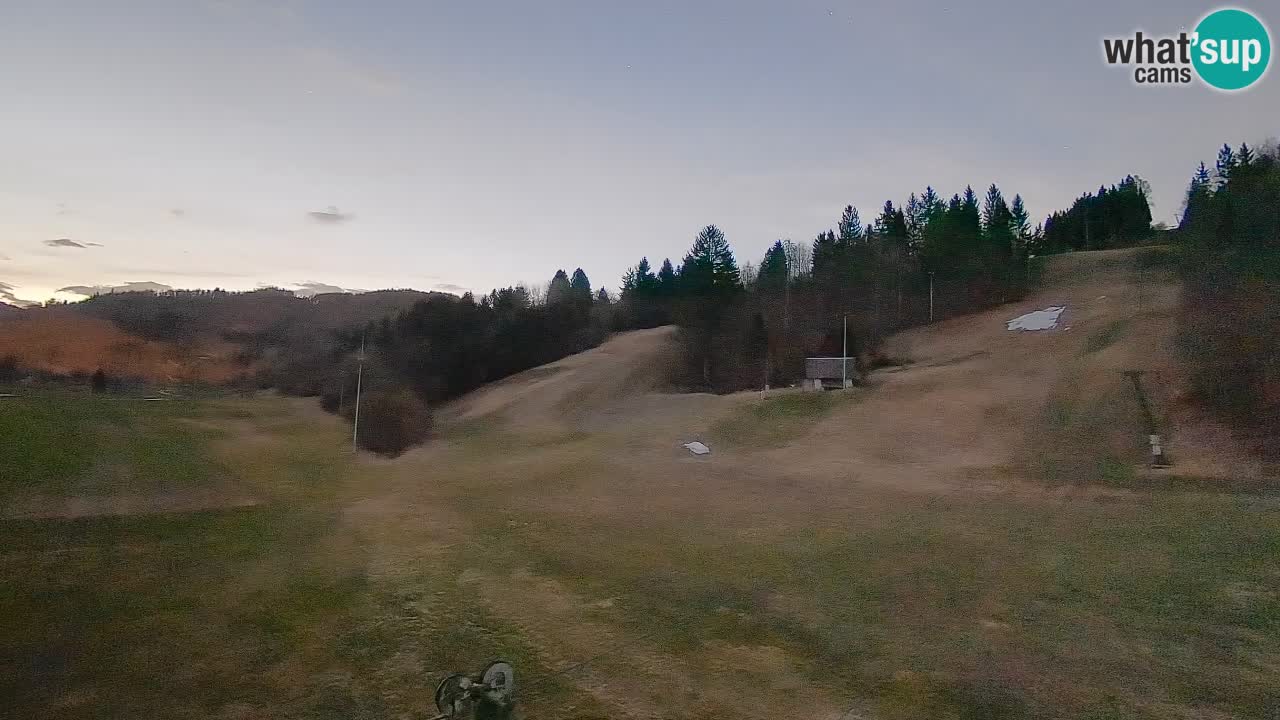 Cámara web Smučišče Senožeta – Estación de esquí en Srednja Vas cerca de Bohinj