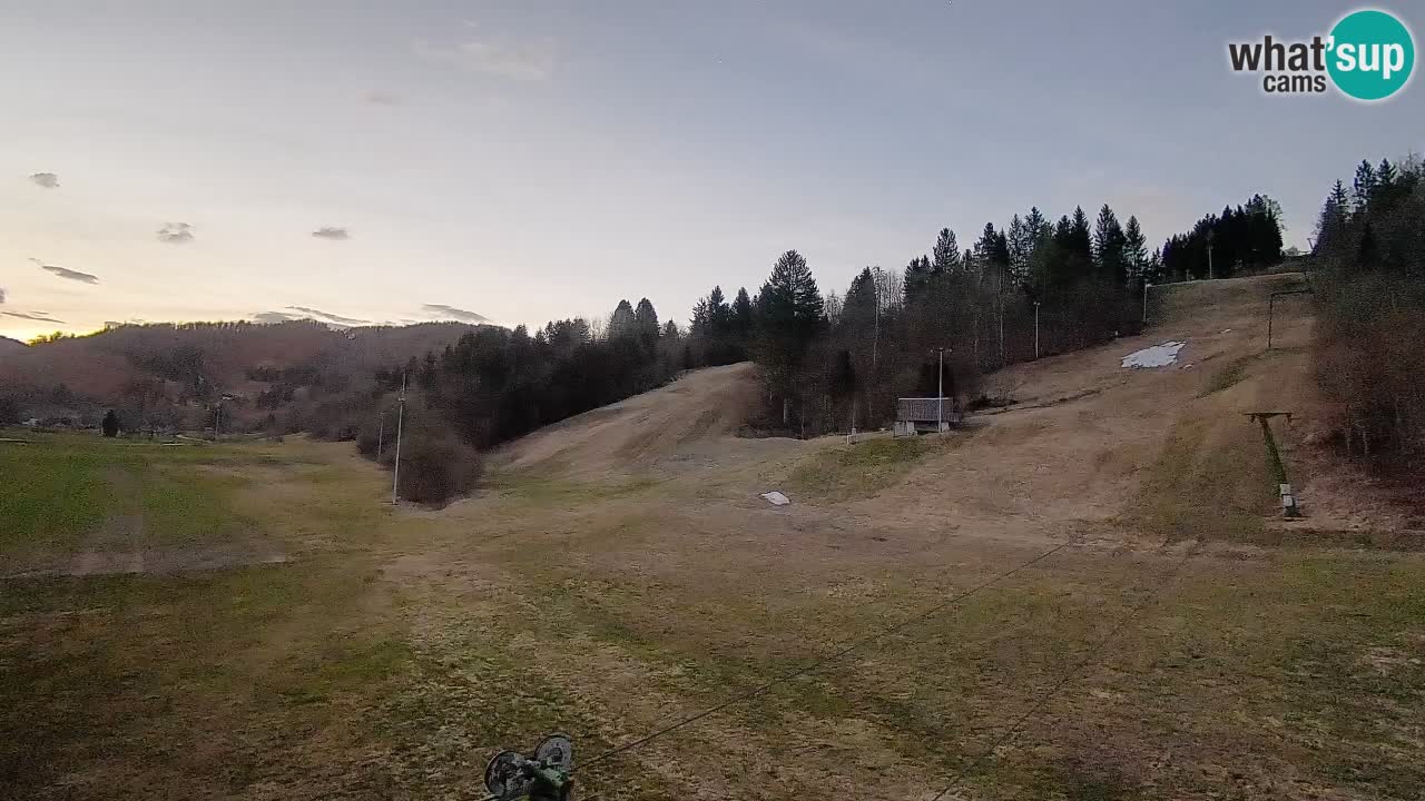 Cámara web Smučišče Senožeta – Estación de esquí en Srednja Vas cerca de Bohinj