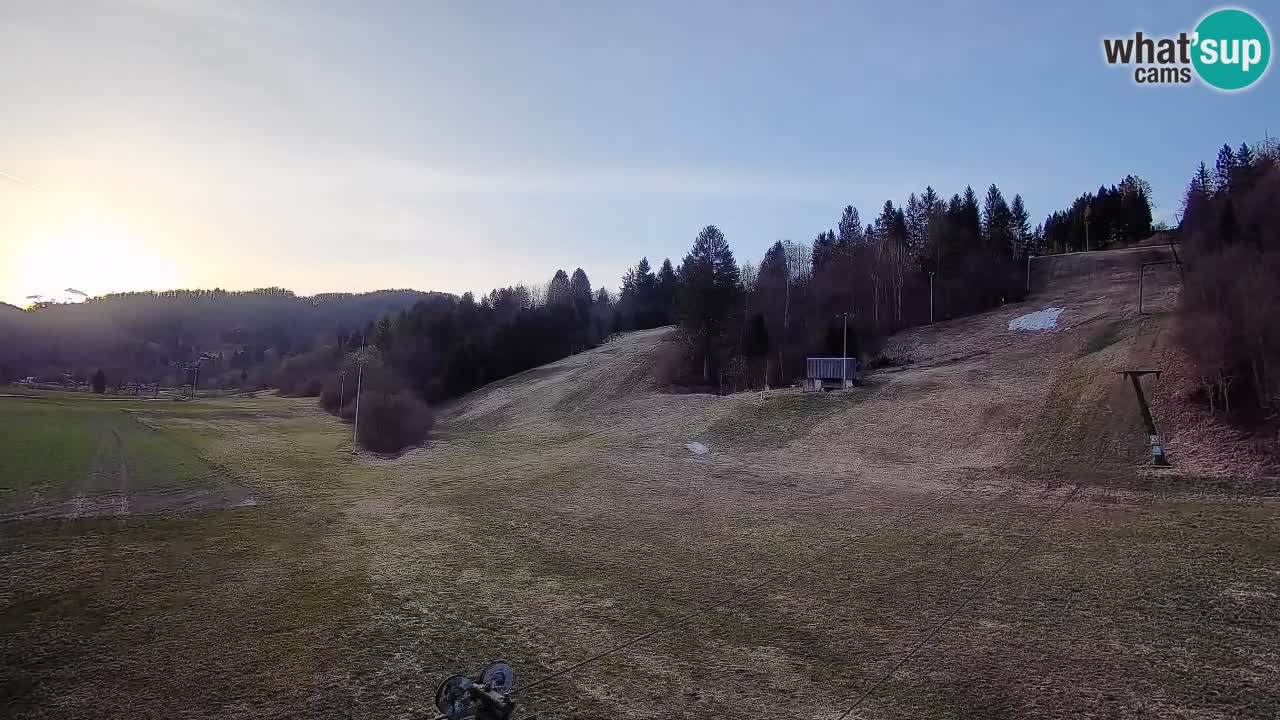 Webcam Smučišče Senožeta – Ski Resort Live View near Bohinj